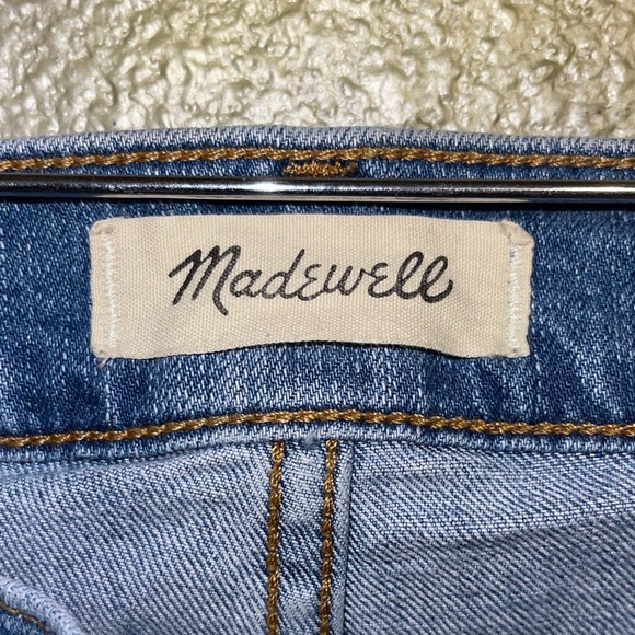 Madewell Classic Blue Ripped Jeans - Picture 3 of 6